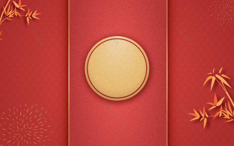 红金配色中国风传统节日喜庆背景,插画/手绘图,插画/手绘图库,插画/手绘图下载,插画/手绘